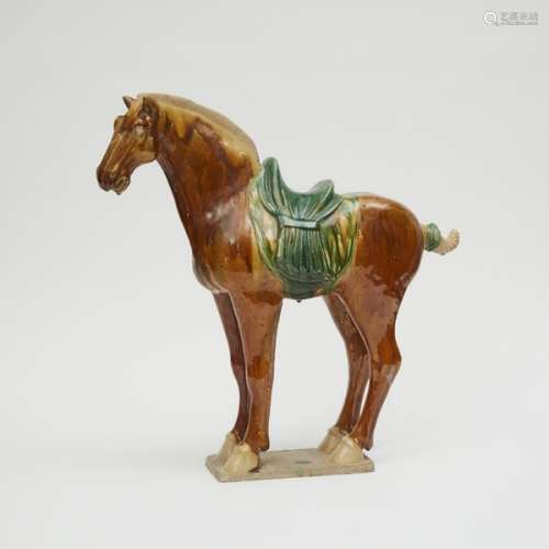 三彩陶馬 A Sancai-Glazed Pottery Figure of a Horse