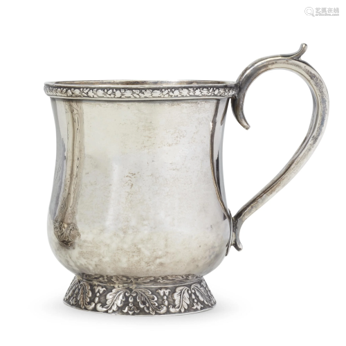 Silver cup, William Mitchell, Jr. (1795-1852, active