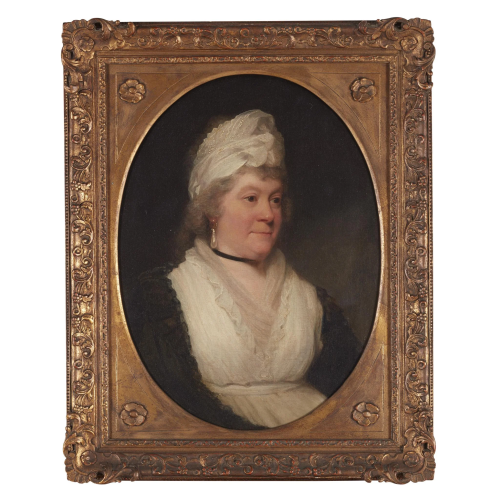 Manner of Gilbert Stuart (1755-1828), Portrait of a