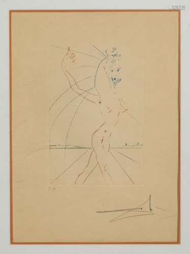 Salvador DALI (1904 1989 The Horse Woman Lithograp…