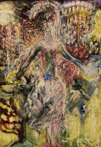 Zdzislaw LACHUR (1920 1997) The Goddess, 1991 Oil …