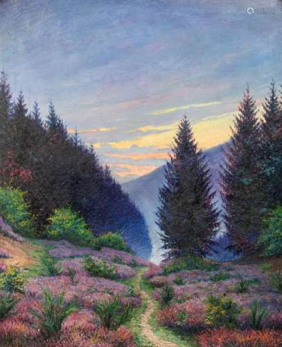 Louis WILMET (1881 1965) Landscape of the Alps, He…