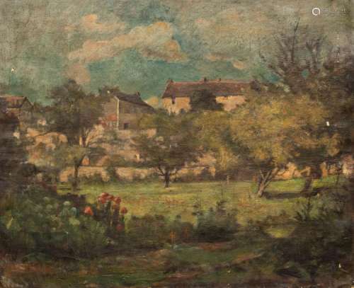 Workshop sale : Franck BAIL (1858 1924) Orchard on…