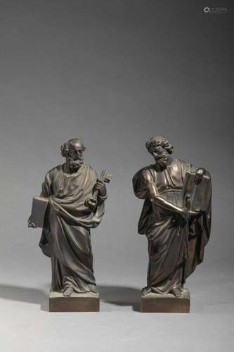 Italian School, 18th century Saint Peter and Saint…