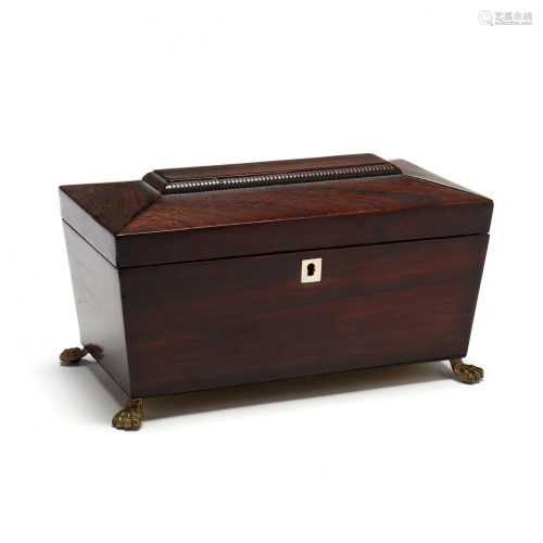 Georgian Rosewood Tea Caddy