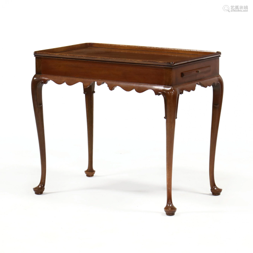 Kittinger, Queen Anne Style Mahogany Tea Table