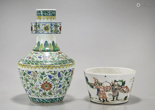 Two Chinese Porcelains