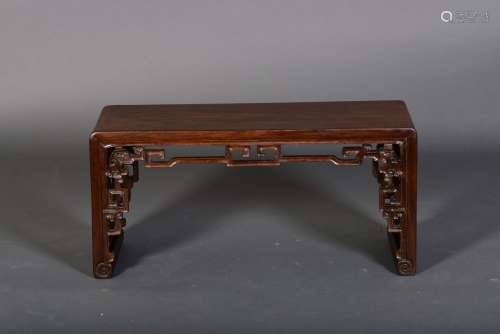 A HUANGHUALI KANG TABLE, QING DYNASTY (Y)