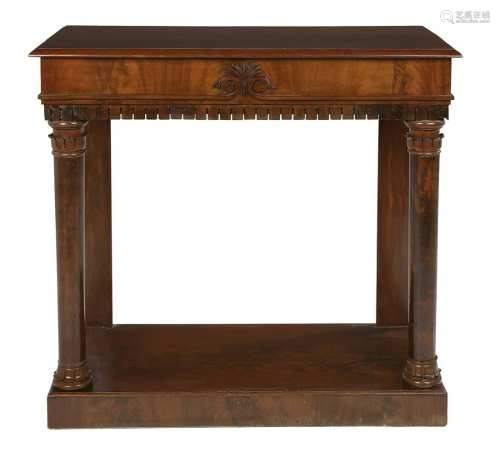 Louis-Philippe Mahogany Side Table