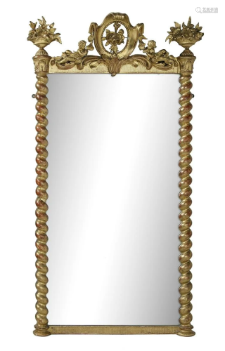 Unusual Louis-Philippe Pier Mirror