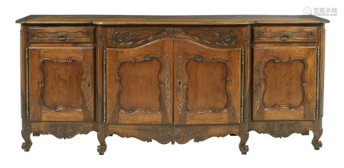 French Provincial Fruitwood Buffet