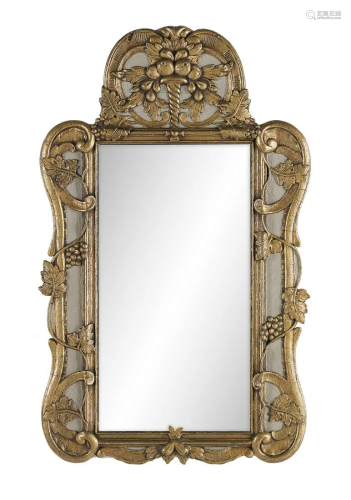 Italian Parcel-Gilt Mirror in the Rococo Taste