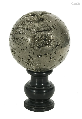 Italian Carpet Boule with Marble Stand