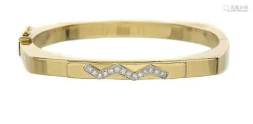 Gentleman's Diamond Bangle Bracelet
