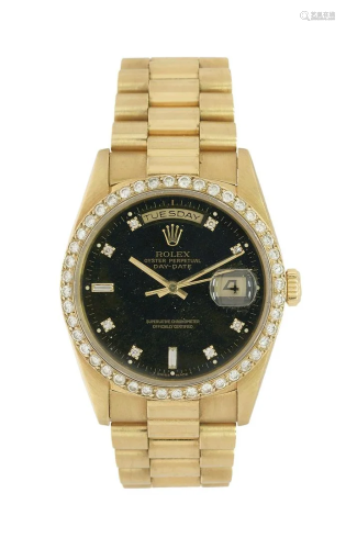 Gentleman's Rolex Day-Date Diamond Watch
