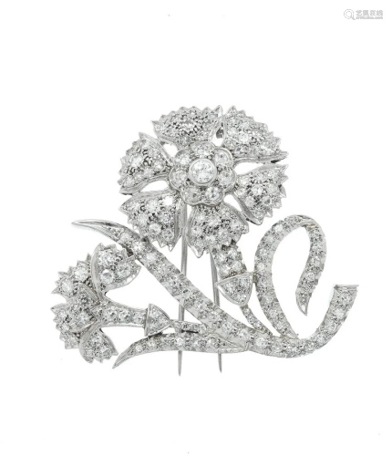 Diamond Brooch