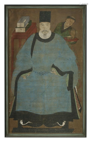Korean Ancestor Portrait of a Scholar