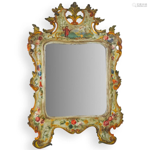 Chinosorie Painted Wood Mirror