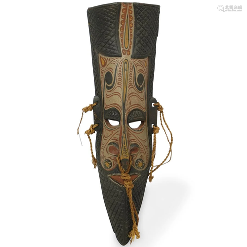 Papua New Guinea Carved Wood Mask