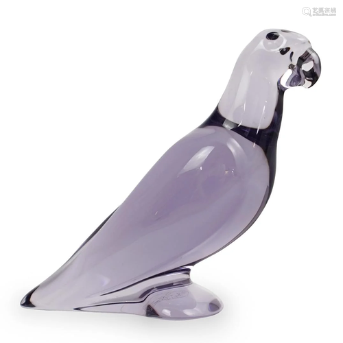 Baccarat Crystal Parrot