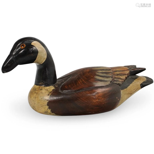 Canada Goose Wood Decoy