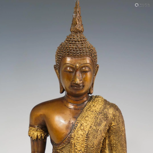 Gilt Bronze Figure of Buddha