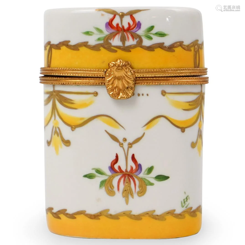 Limoges Porcelain Trinket Box