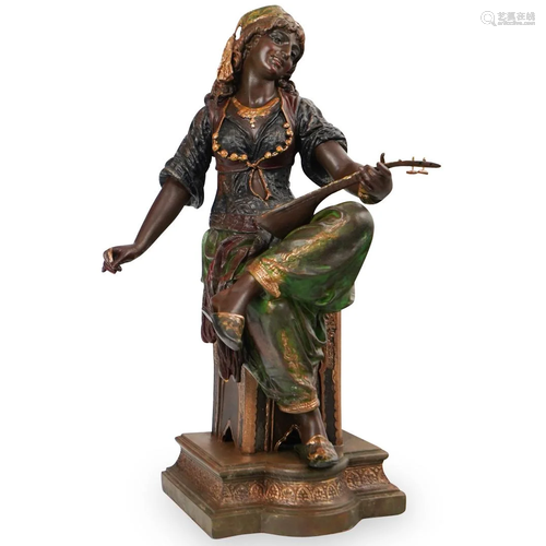 Oriental Gilded Bronze Statue