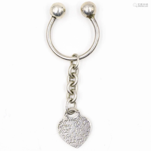 Tiffany & Co. Sterling Silver Keychain