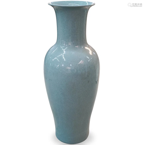 Chinese Crackled Ceramic Vase