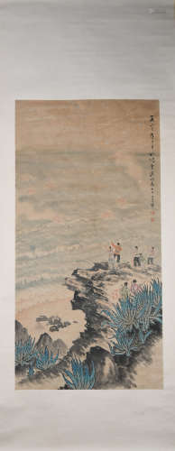 Modern Sun hongxue's figure painting