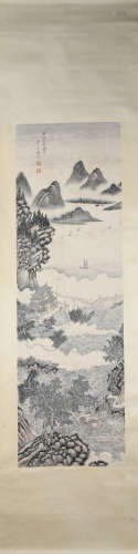 Ming dynasty Zhao zuo's landscape painting