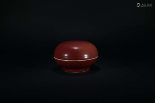 Qing dynasty cowpea red box