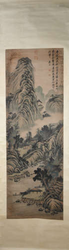 Song dynasty Dong shan's landscape painting