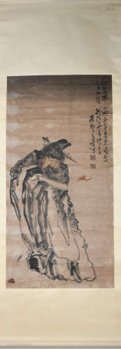 Qing dynasty Huang shen's figure painting