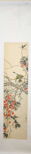 Modern Chen zhifo's flower and bird painting