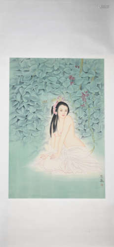 Modern Cui wei's figure painting