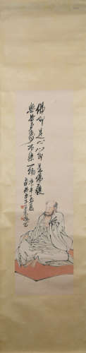 Modern Wang zhen's figure painting