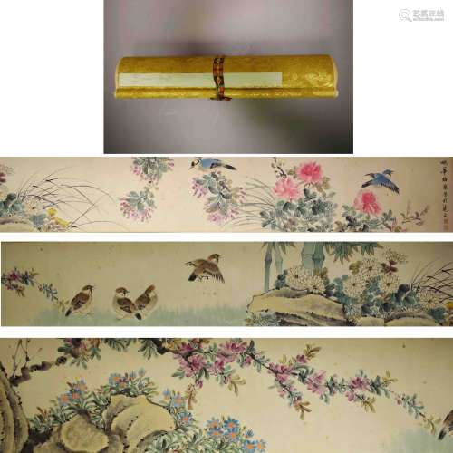 A Chinese Flowers-and-birds Painting, Mei Lanfang Mark