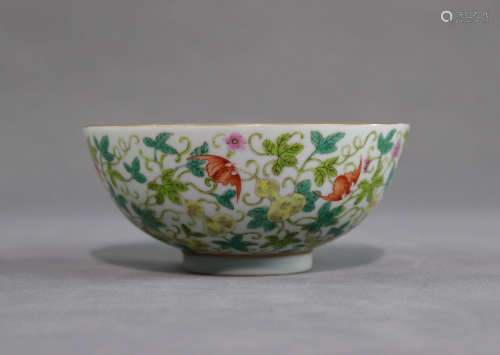 A Famille Rose Porcelain Bowl