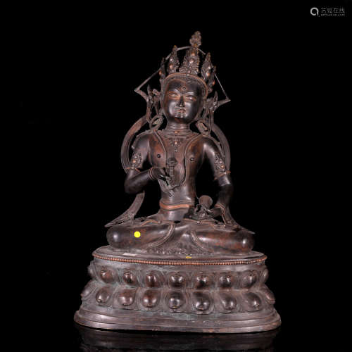 A Bronze Statue of Vajrasattva