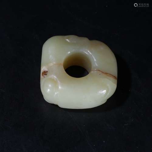 A Chinese 'Cicada' Jade Ornament