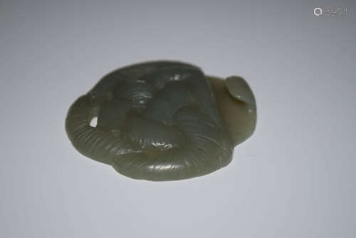 A Chinese Jade Button