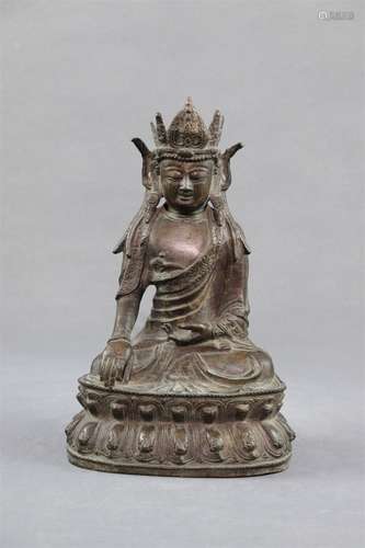 A Bronze Statue of Guanyin