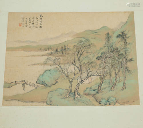 A Chinese Landscape Painting, Guyun Mark