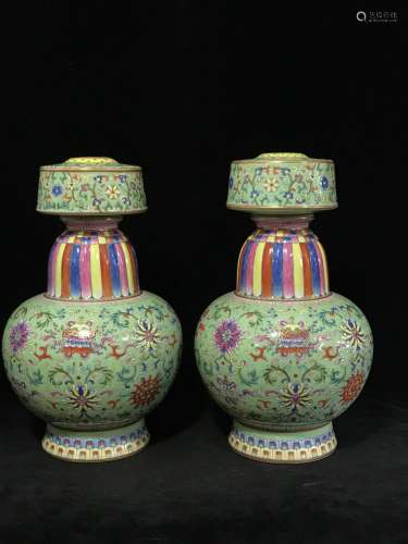 A Famille Rose Tibetan Style Porcelain Ewer