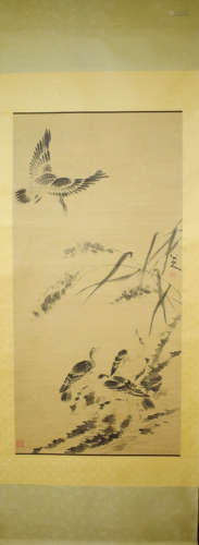 A Chinese Painting of Ducks, Bada Shanren Mark