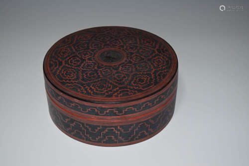 A Chinese Lacquer Container