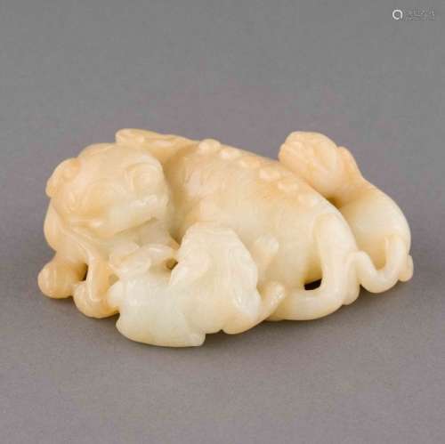 CHINESE JADE CARVED QILIN