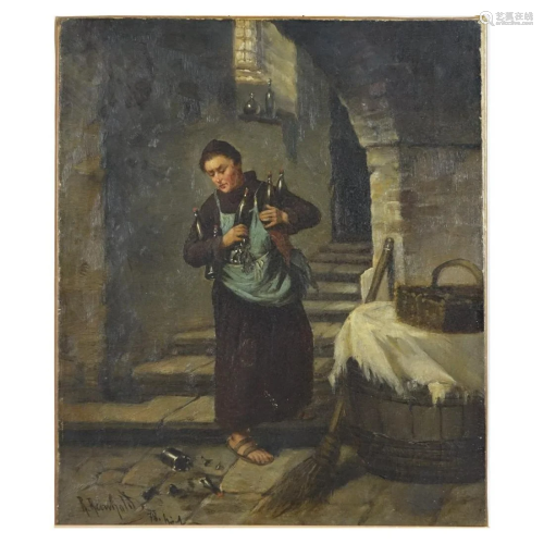 R Reinhold 1878 Oil on Canvas 